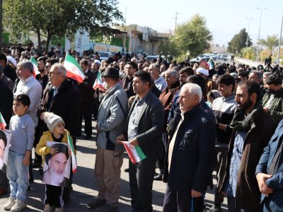 تجمعی مردمی فسا با محکومیت اتفاقات اخیر