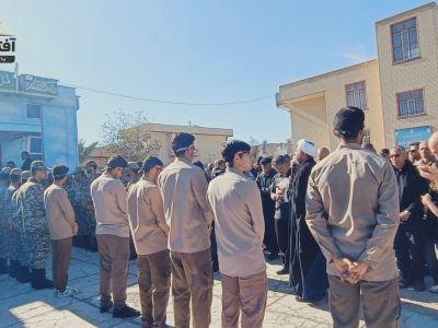 مــراســم تـشییع و تــدفـیـن شــهیـد رحــیم رضــایـی از شهدای جنگ رمضان فسا