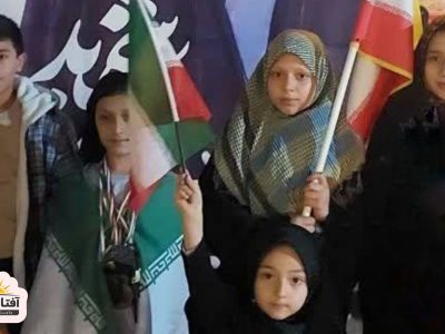 حضور ورزشکاران و شناگران پر افتخارفسایی در تجمعات شبانه علیه دشمن متجاوز صهیونیستی_امریکایی