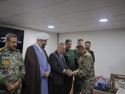 تکریم و معارفه فرمانده پایگاه هوایی خرمنکوه در فسا