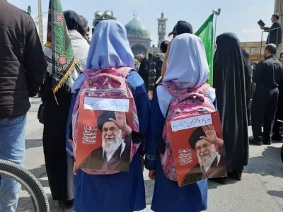 همبستگی دانش‌آموزان فسا با کودکان غزه و یاد شهدای دبستان میناب در راهپیمایی روز جهانی قدس