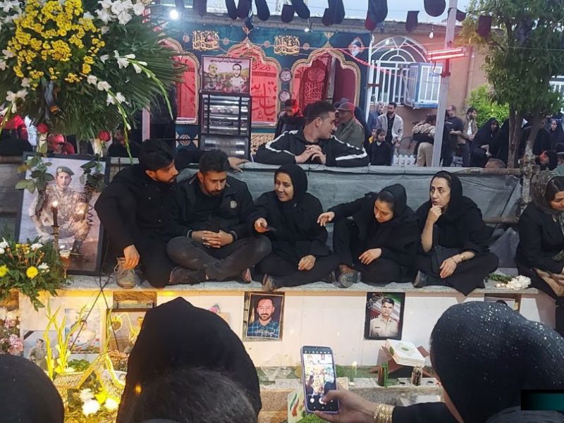 تحویل سال ۱۴۰۵ در جوار شهدای فسا