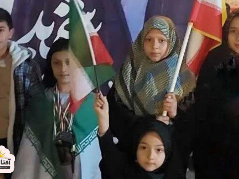 حضور ورزشکاران و شناگران پر افتخارفسایی در تجمعات شبانه علیه دشمن متجاوز صهیونیستی_امریکایی