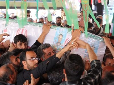 تشییع باشکوه شهید محمدمهدی اسماعیل‌دخت در روستای صحرارود فسا