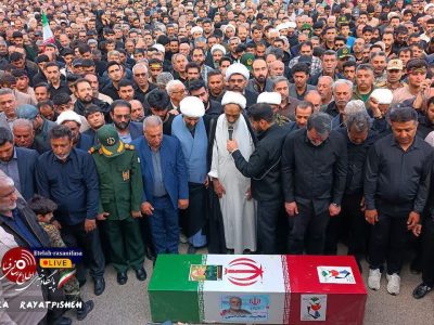 تشییع باشکوه سردار شهید حاج مجید خادمی در فسا