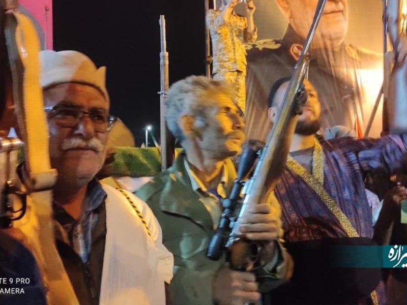 برگزاری مراسم چهلم رهبر شهید با حضور ابوذر روحی در فسا