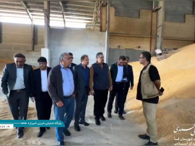 حمایت از تولید در بازدید مسئولان در صنایع فسا