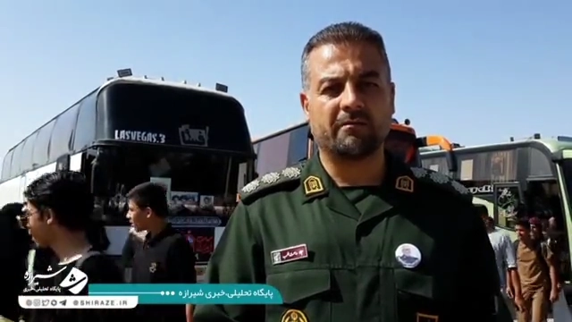 حرکت کاروان‌های مردمی از فسا به تهران برای تشییع رهبر شهید 
