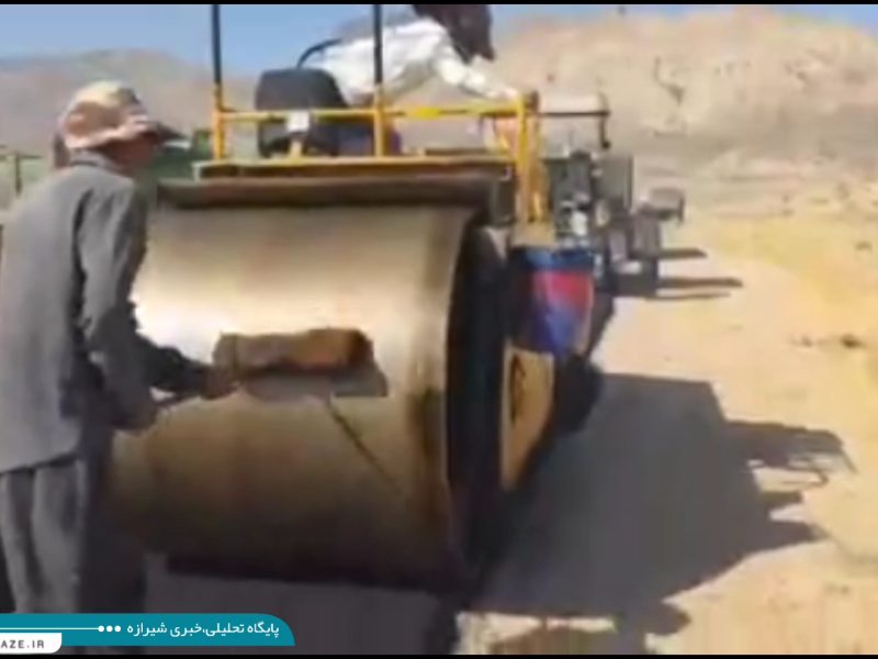 بهره‌برداری از روکش آسفالت محور گردشگری آب‌آسمانی فسا