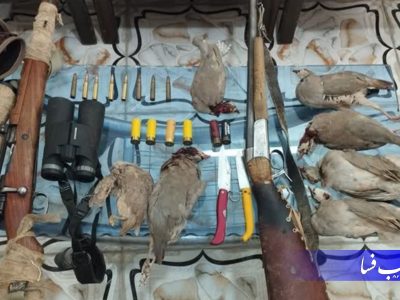 دستگیری ۳ شکارچی غیرمجاز و کشف سلاح در فسا